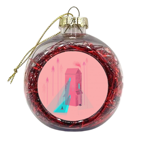 Home - xmas bauble by Karl James Mountford