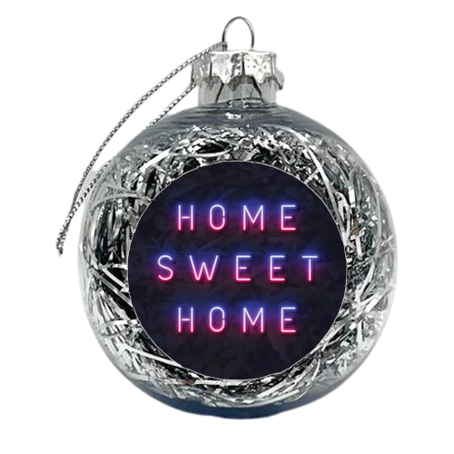 HOME SWEET HOME - xmas bauble by Paper Deep Design