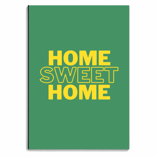 Home sweet home - personalised A4, A5, A6 notebook by Proper Job Studio