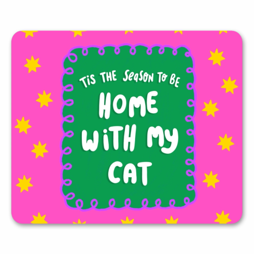 Home With My Cat - mouse mat by The Paper Tail