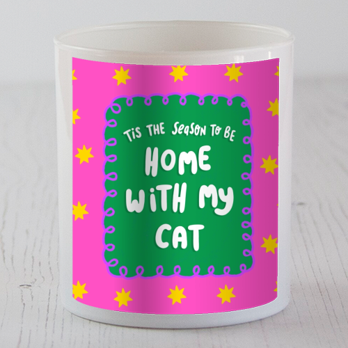 Home With My Cat - scented candle by The Paper Tail