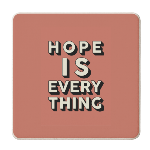 Hope Is Everything - personalised beer coaster by Kind of Simple Designs