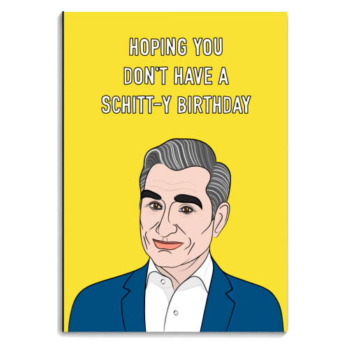 Hoping You Don't Have Schitt-y Birthday - personalised A4, A5, A6 notebook by Adam Regester