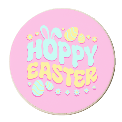 Hoppy Easter - personalised beer coaster by Amy Farmer