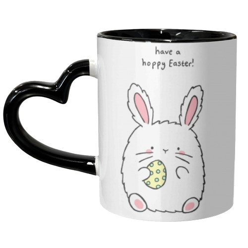 Hoppy Easter! - unique mug by Ellie Bednall