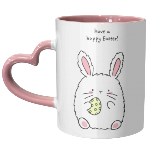 Hoppy Easter! - unique mug by Ellie Bednall