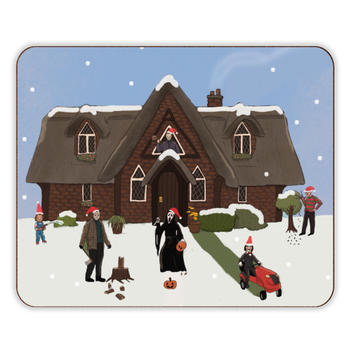 Horror Christmas - designer placemat by The Queer Store