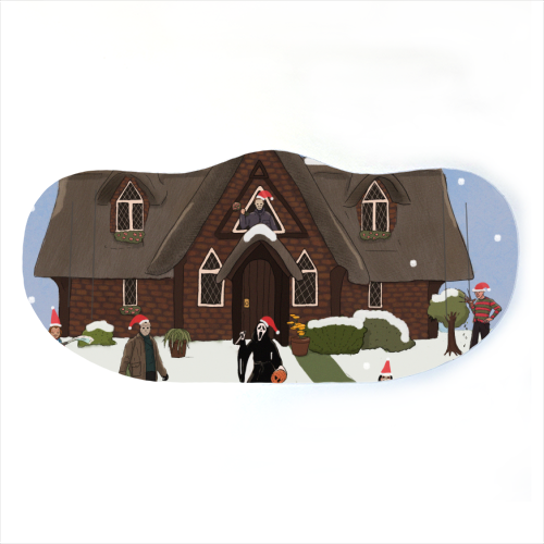 Horror Christmas - face cover mask by The Queer Store