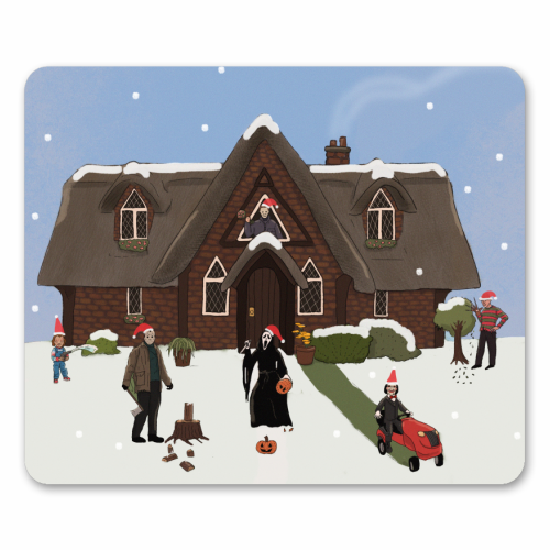 Horror Christmas - mouse mat by The Queer Store