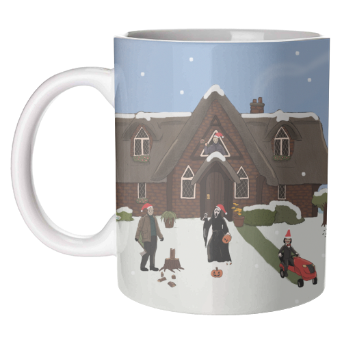 Horror Christmas - unique mug by The Queer Store