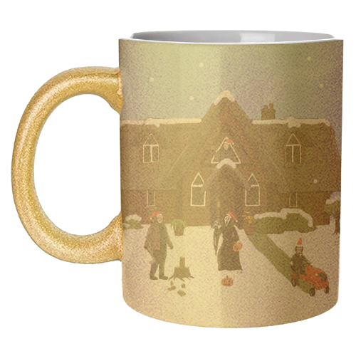 Horror Christmas - unique mug by The Queer Store