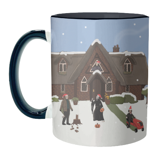 Horror Christmas - unique mug by The Queer Store
