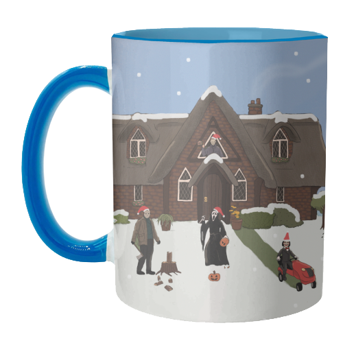 Horror Christmas - unique mug by The Queer Store