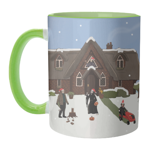 Horror Christmas - unique mug by The Queer Store