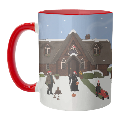 Horror Christmas - unique mug by The Queer Store