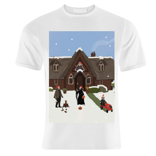 Horror Christmas - unique t shirt by The Queer Store