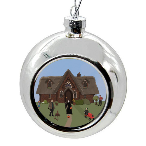 Horror Films - colourful christmas bauble by The Queer Store