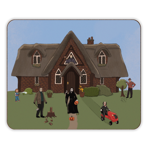 Horror Films - designer placemat by The Queer Store