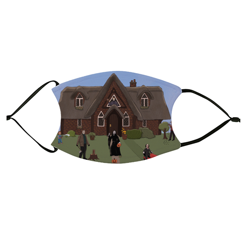 Horror Films - face cover mask by The Queer Store