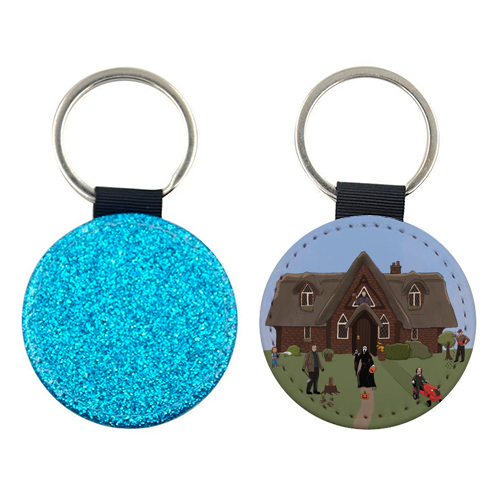 Horror Films - keyring by The Queer Store
