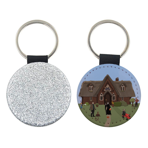 Horror Films - keyring by The Queer Store