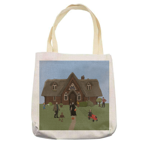 Horror Films - printed canvas tote bag by The Queer Store