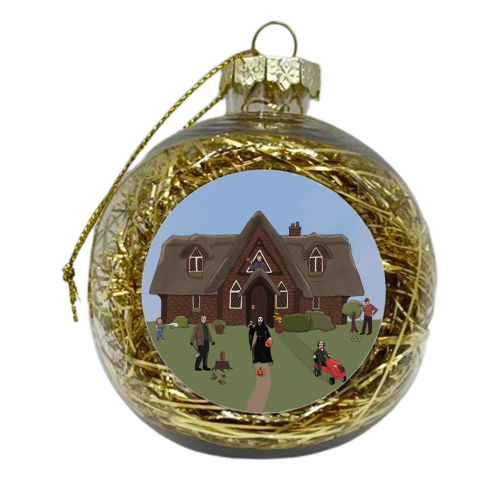 Horror Films - xmas bauble by The Queer Store