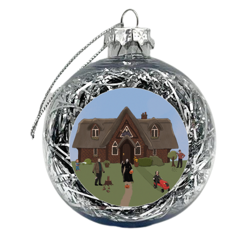 Horror Films - xmas bauble by The Queer Store