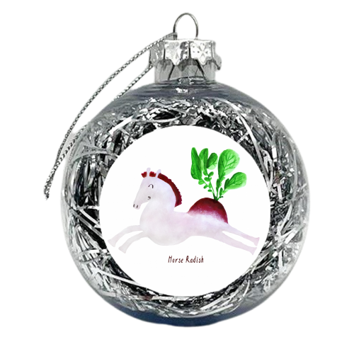 Horse Radish - xmas bauble by Sophia Maria