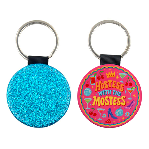 Hostess With The Mostess - keyring by Ms Doodle