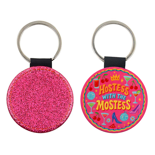 Hostess With The Mostess - keyring by Ms Doodle