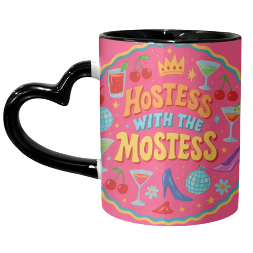 Hostess With The Mostess - unique mug by Ms Doodle