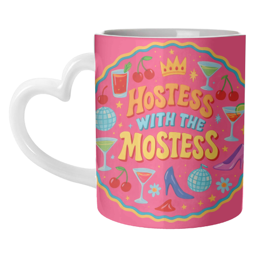Hostess With The Mostess - unique mug by Ms Doodle