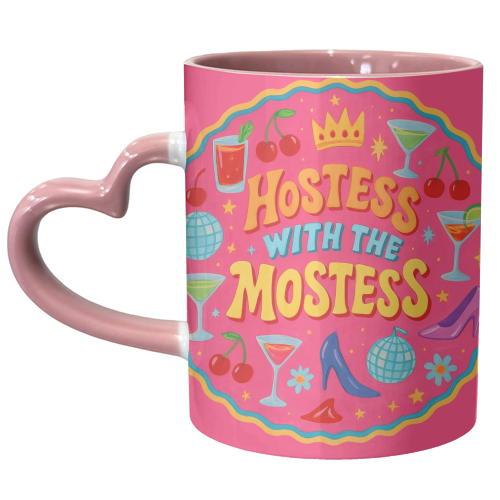 Hostess With The Mostess - unique mug by Ms Doodle