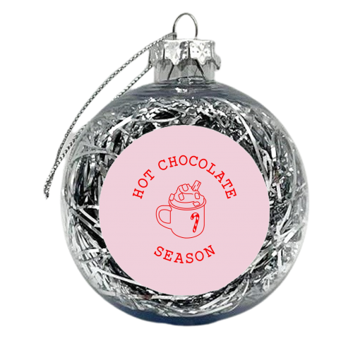 Hot chocolate season - xmas bauble by The Girl Next Draw