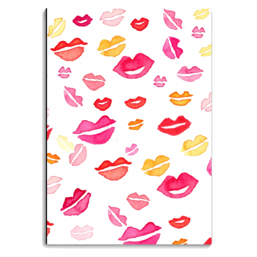 Hot lips - personalised A4, A5, A6 notebook by Michelle Walker