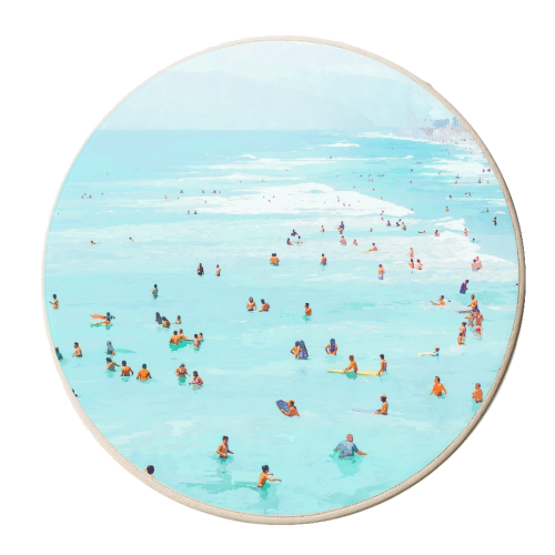 Hot Summer Day - personalised beer coaster by Uma Prabhakar Gokhale