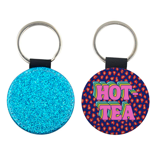 Hot-Tea - keyring by Nida Designs