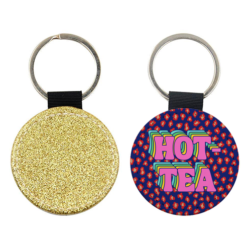 Hot-Tea - keyring by Nida Designs