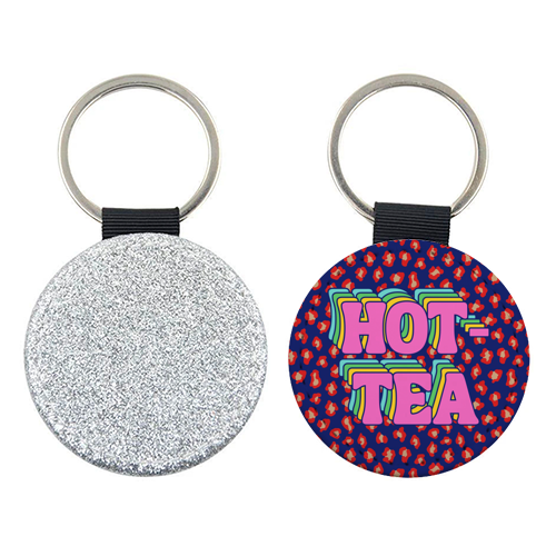 Hot-Tea - keyring by Nida Designs