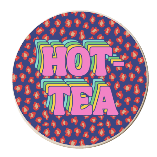 Hot-Tea - personalised beer coaster by Nida Designs
