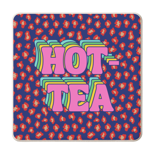 Hot-Tea - personalised beer coaster by Nida Designs