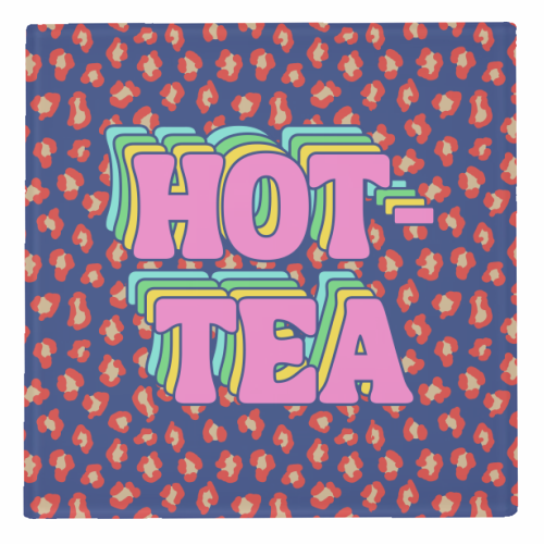 Hot-Tea - personalised beer coaster by Nida Designs