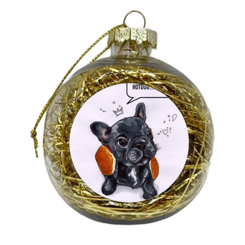 Hotdog.... Where? - xmas bauble by Gaz is a Cookie
