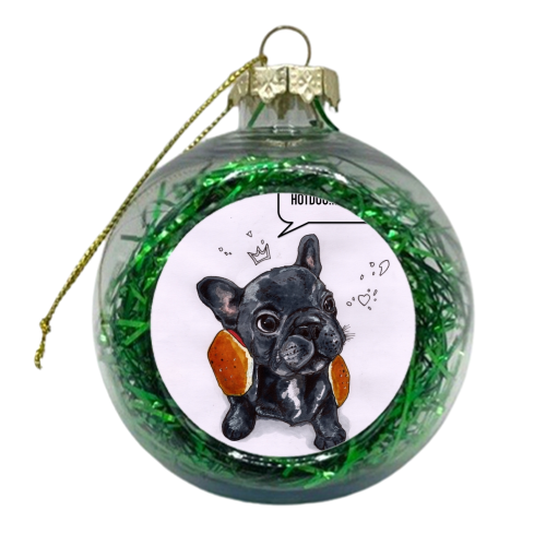 Hotdog.... Where? - xmas bauble by Gaz is a Cookie