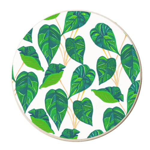 House Plant - personalised beer coaster by Uma Prabhakar Gokhale