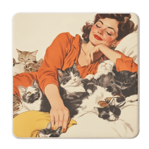 Housewife's dream - personalised beer coaster by DejaReve