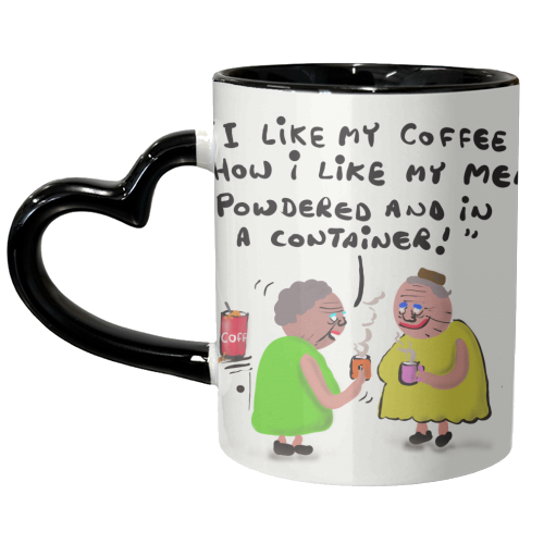 How I Like My Men - unique mug by David Black