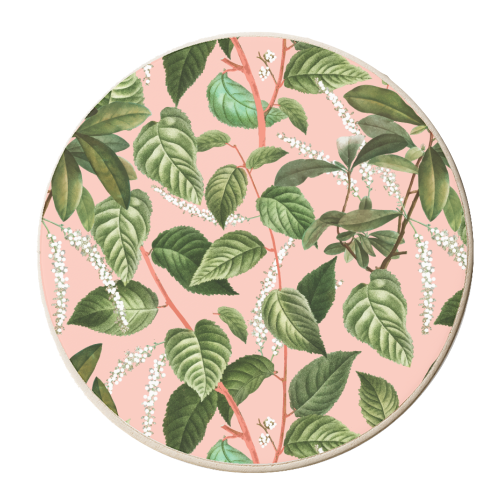 How Lovely Is the Silence of Growing Things - personalised beer coaster by Uma Prabhakar Gokhale