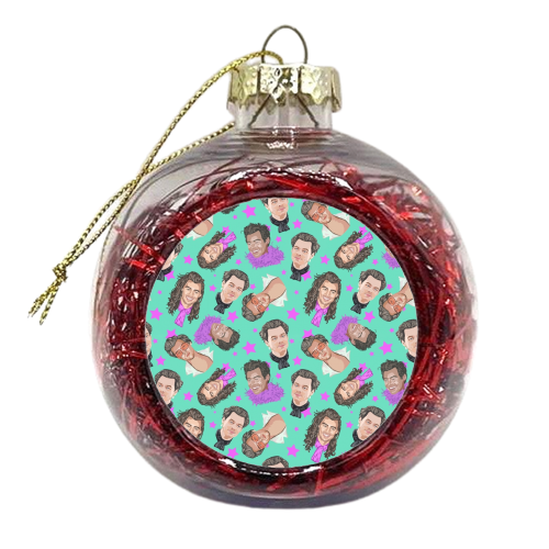 HOW MANY HARRYS - xmas bauble by Wallace Elizabeth